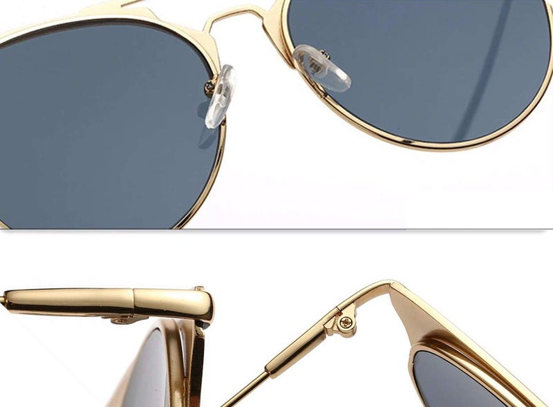 PrimaLuce Pout Vintage Alloy Sunglasses Designer Sunglasses for Women - Image 3
